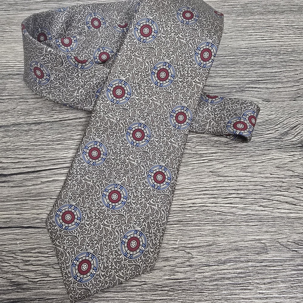 Vintage Christian‎ Dior Floral Multi-Colored Neck Tie